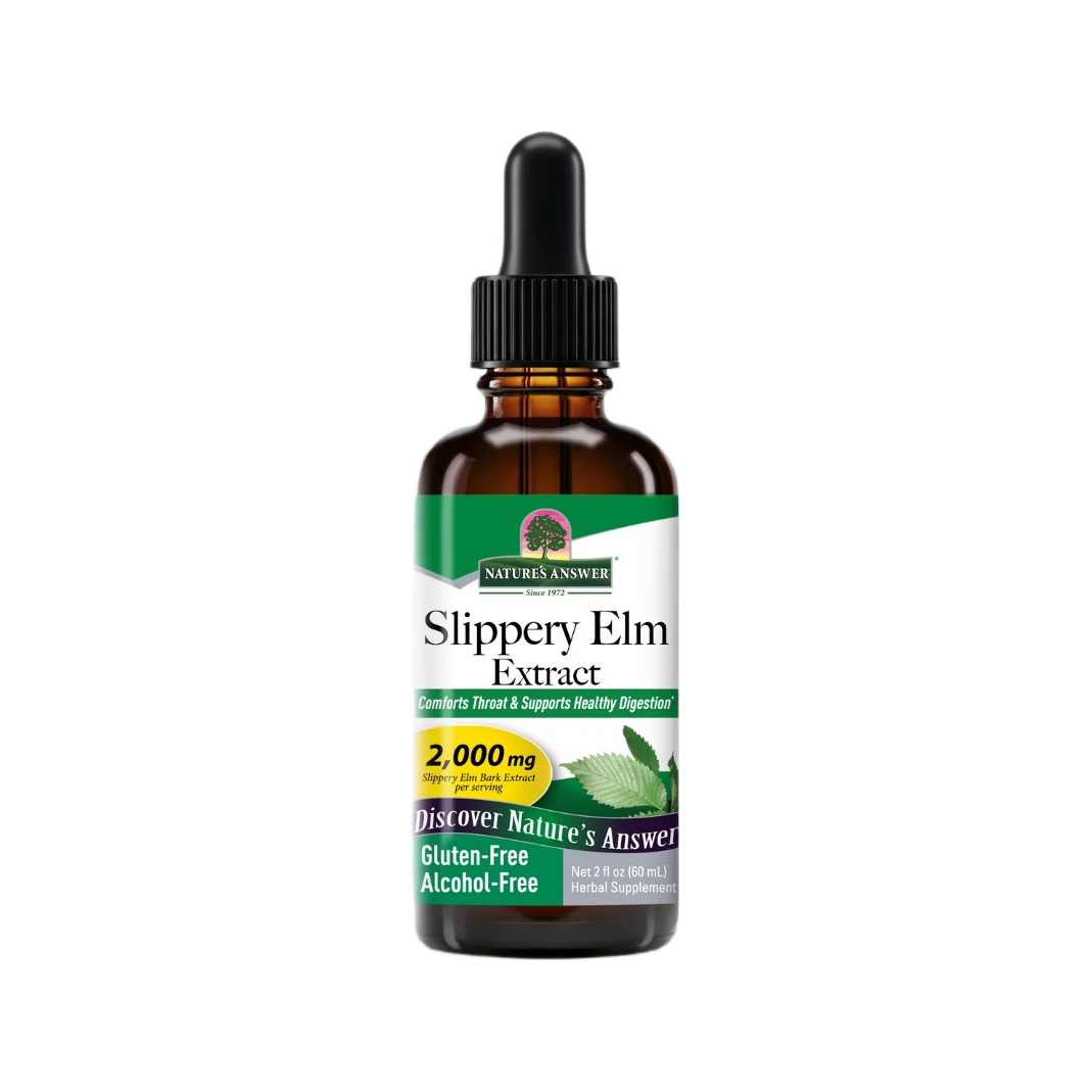 Slippery Elm Extract, 2000mg - 60 ml.