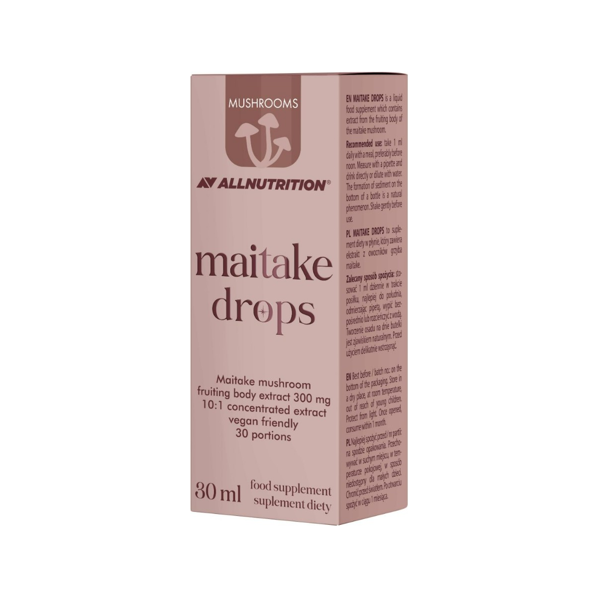 Mushrooms Maitake Drops, 300mg - 30 ml.