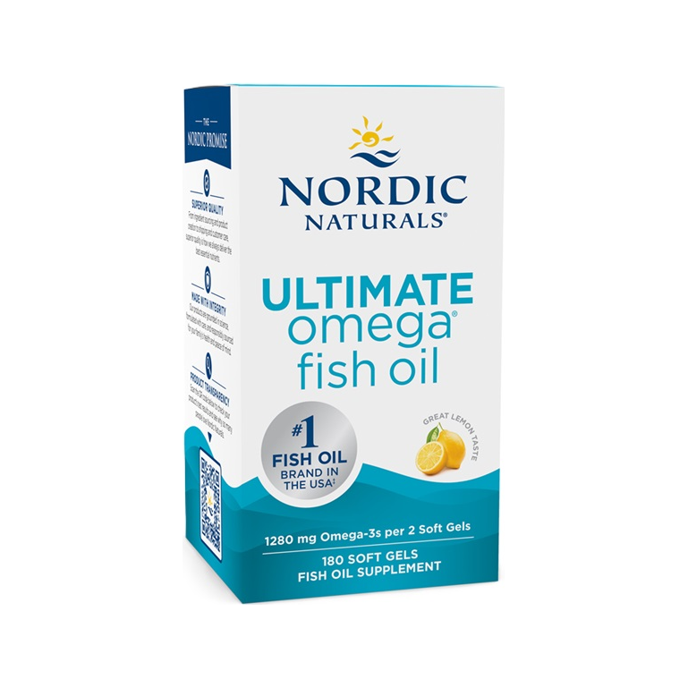 Ultimate Omega, 1280mg Lemon - 180 softgels