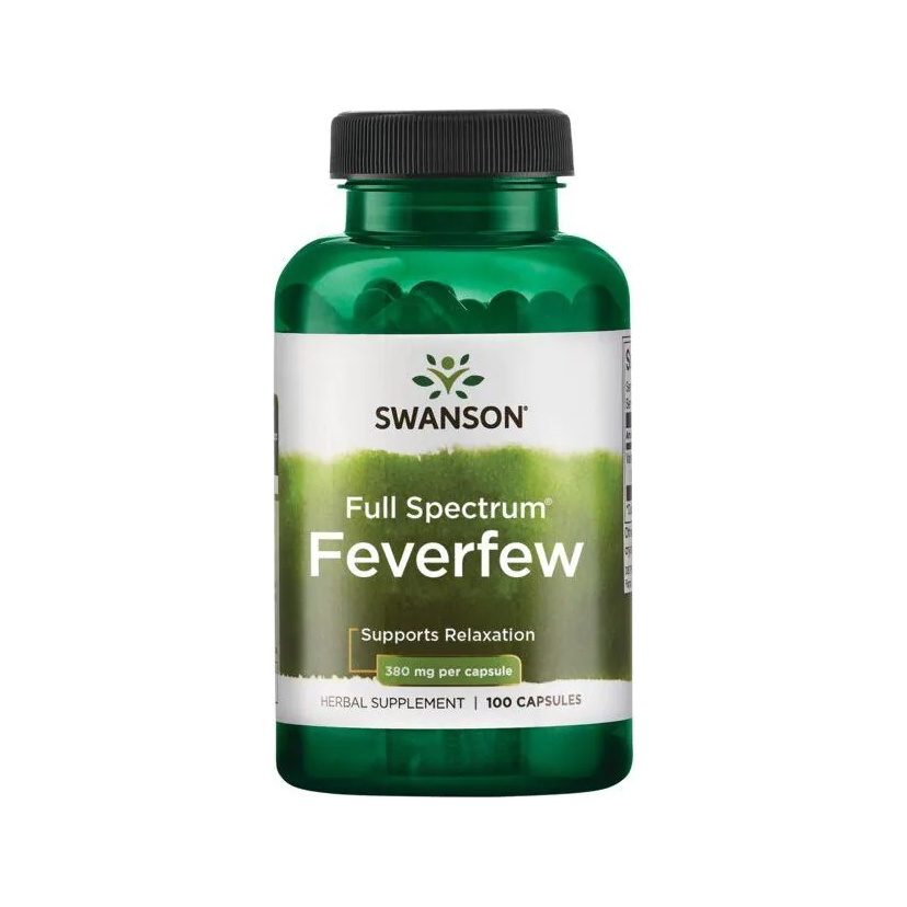 Full Spectrum Feverfew, 380mg - 100 caps