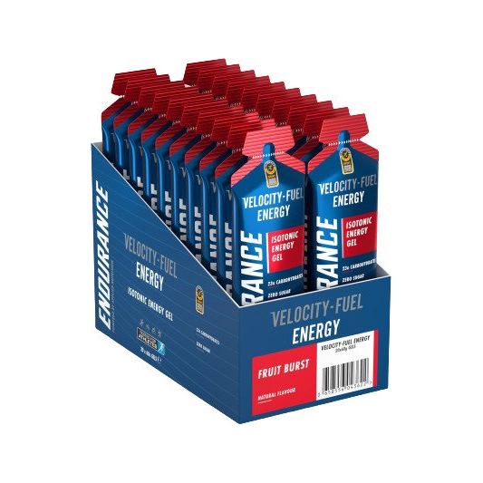 Endurance Energy Isotonic Energy Gel, Fruit Burst - 20 x 60g