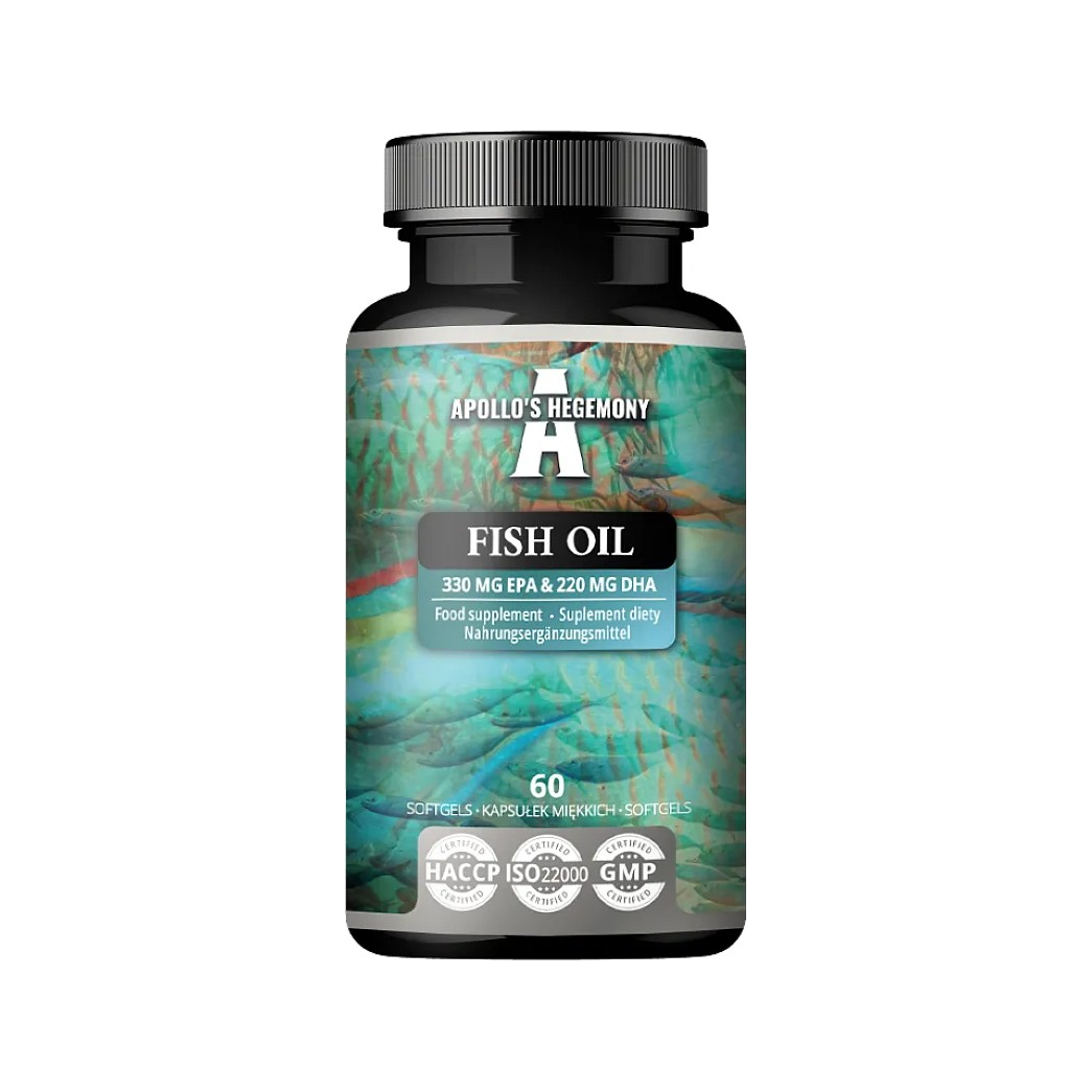 Fish Oil, 330mg EPA & 220mg DHA - 60 softgels