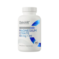 Magnesiumcitrat 400 mg + B6 i vit plastburk med OstroVit-logga, 90 tabletter.