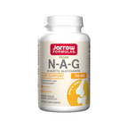 Jarrow Formulas N-A-G vegan kosttillskott 700 mg i vit kapselburk, 120 kapslar