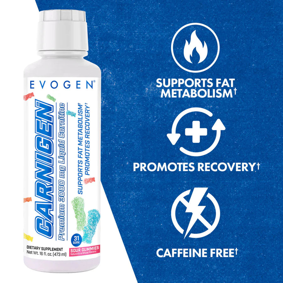 Evogen Carnigen Liquid L-Karnitin 473ml Fördelar