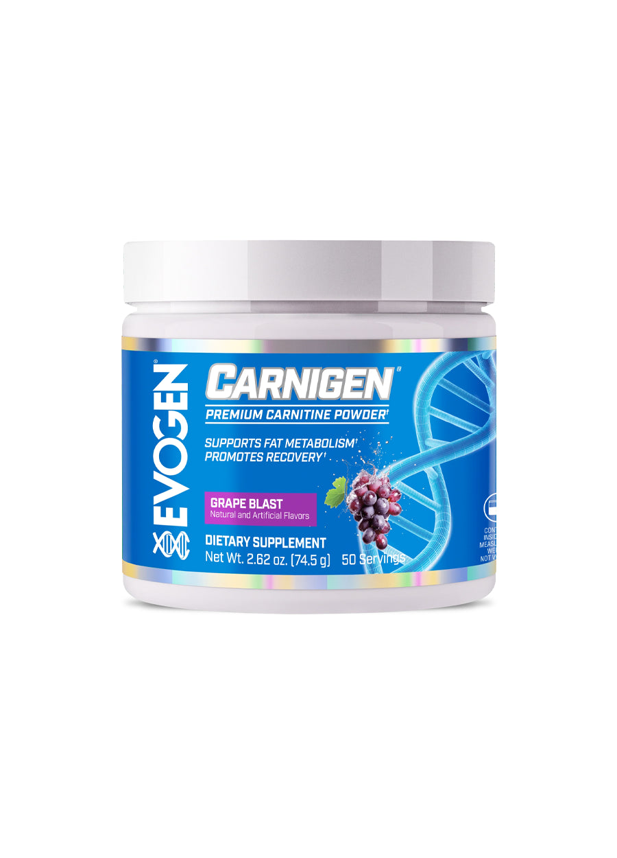 Evogen Carnigen Powder 66g Grape Framsida