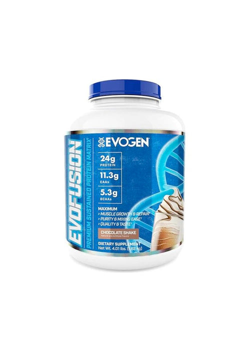 Evogen Evofusion 2100 g proteinpulver i burk med chokladsmoothie-smak