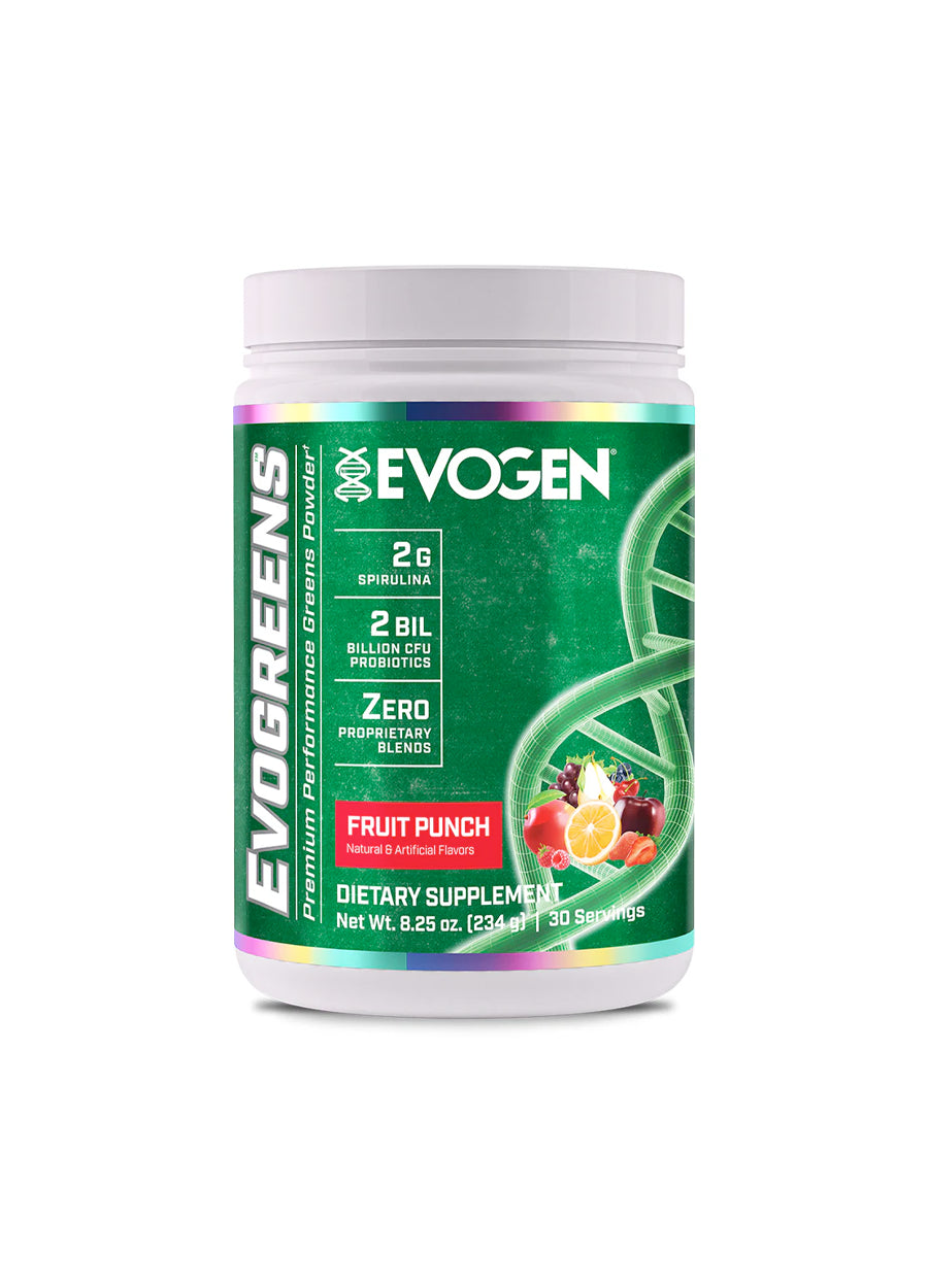 Evogen Evogreens Naturals 219g Fruit Punch Framsida