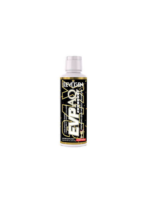 Evogen EVP AQ glycerol 473 ml-flaska med etikett i svart och gult