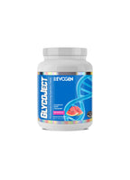 Evogen GlycoJect pulverburk med lock och blå etikett