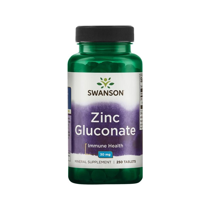 Zinc Gluconate, 30mg - 250 tablets