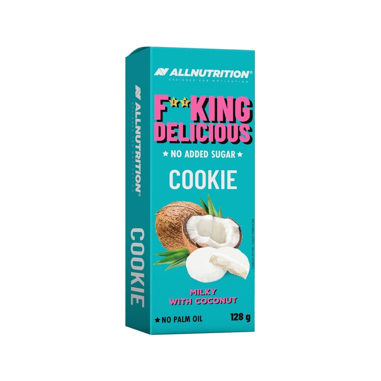 Fitking Delicious Cookie, Milky with Coconut - 128 grams