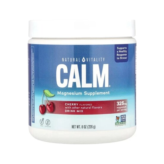 Calm Magnesium Powder, Cherry - 226 grams