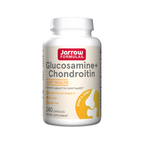 Jarrow Formulas Glucosamine+Chondroitin kapseltillskott, vit flaska med lock