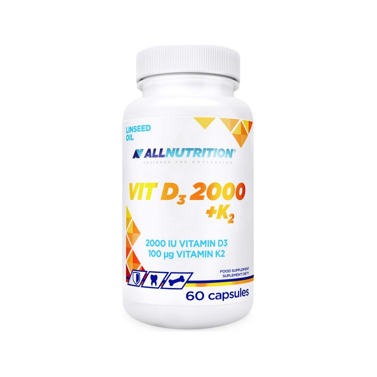 Vit D3 2000 + K2 - 60 caps