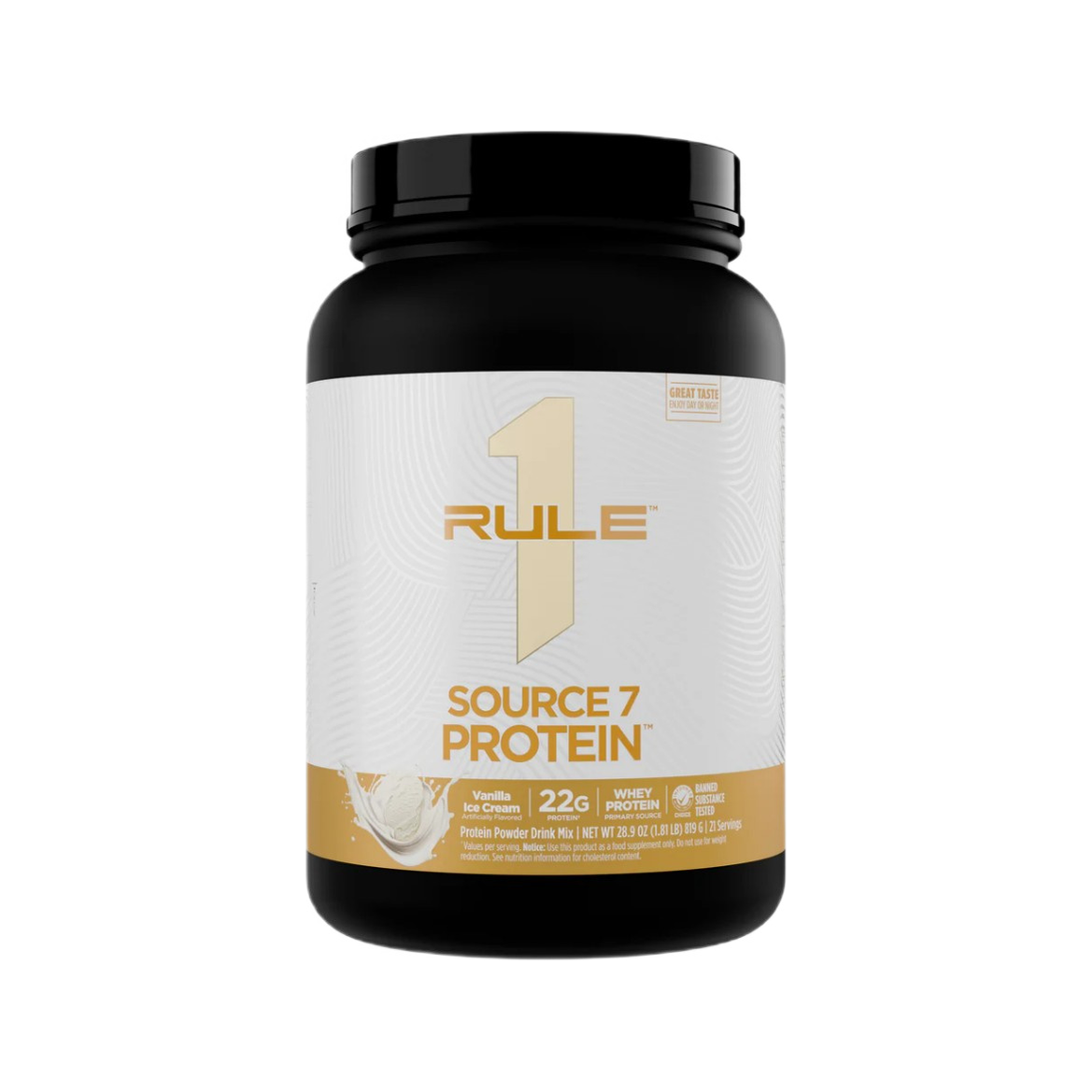 Source7 Protein, Vanilla Ice Cream - 819 grams