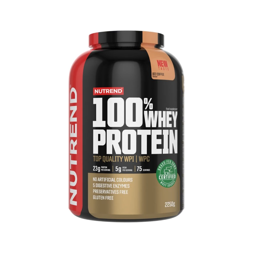 100% Whey Protein, Ice Coffee - 2250 grams