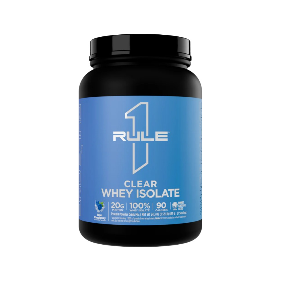 Clear Whey Isolate, Blue Raspberry - 689 grams
