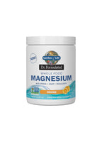 Magnesium i burk med orange smaketikett
