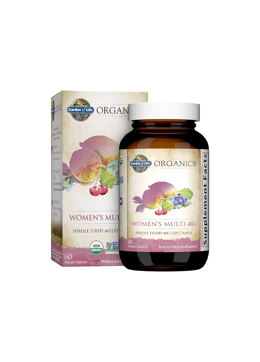 Garden of Life Mykind multivitamintabletter: flaska och kartong (60)