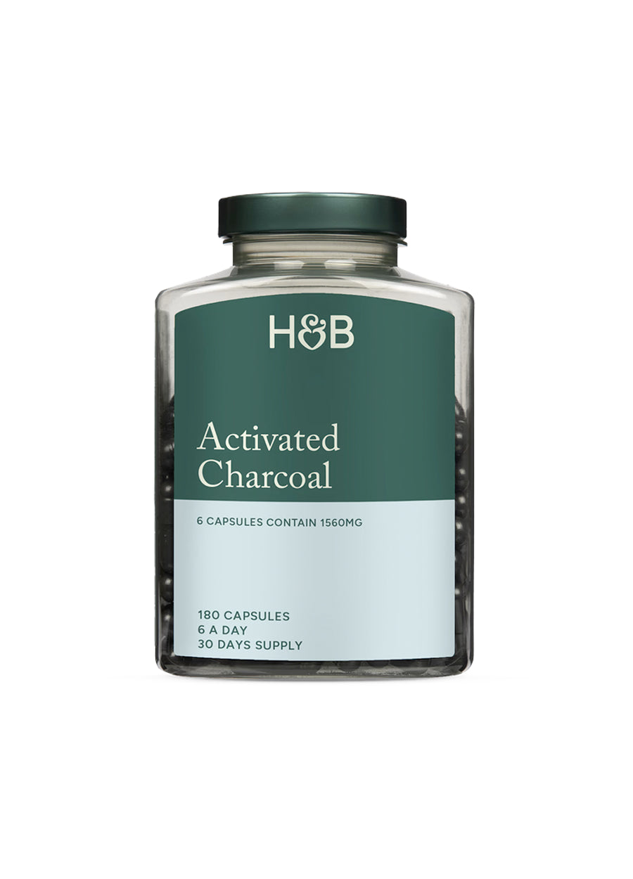 Holland & Barrett Activated Charcoal 1560mg 120 Kapslar