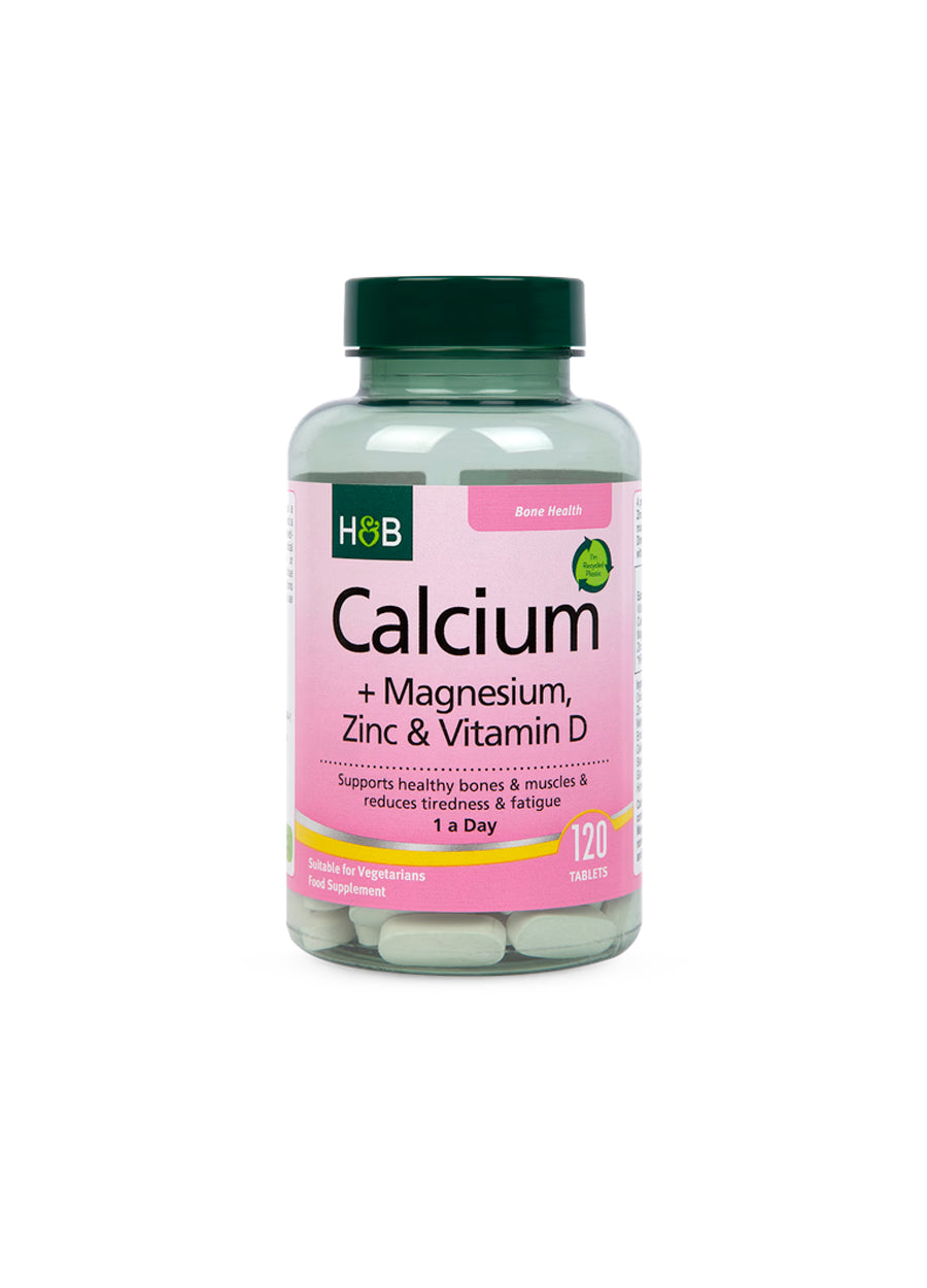 Holland & Barrett Calcium + Magnesium & Vitamin D 120 Tabletter