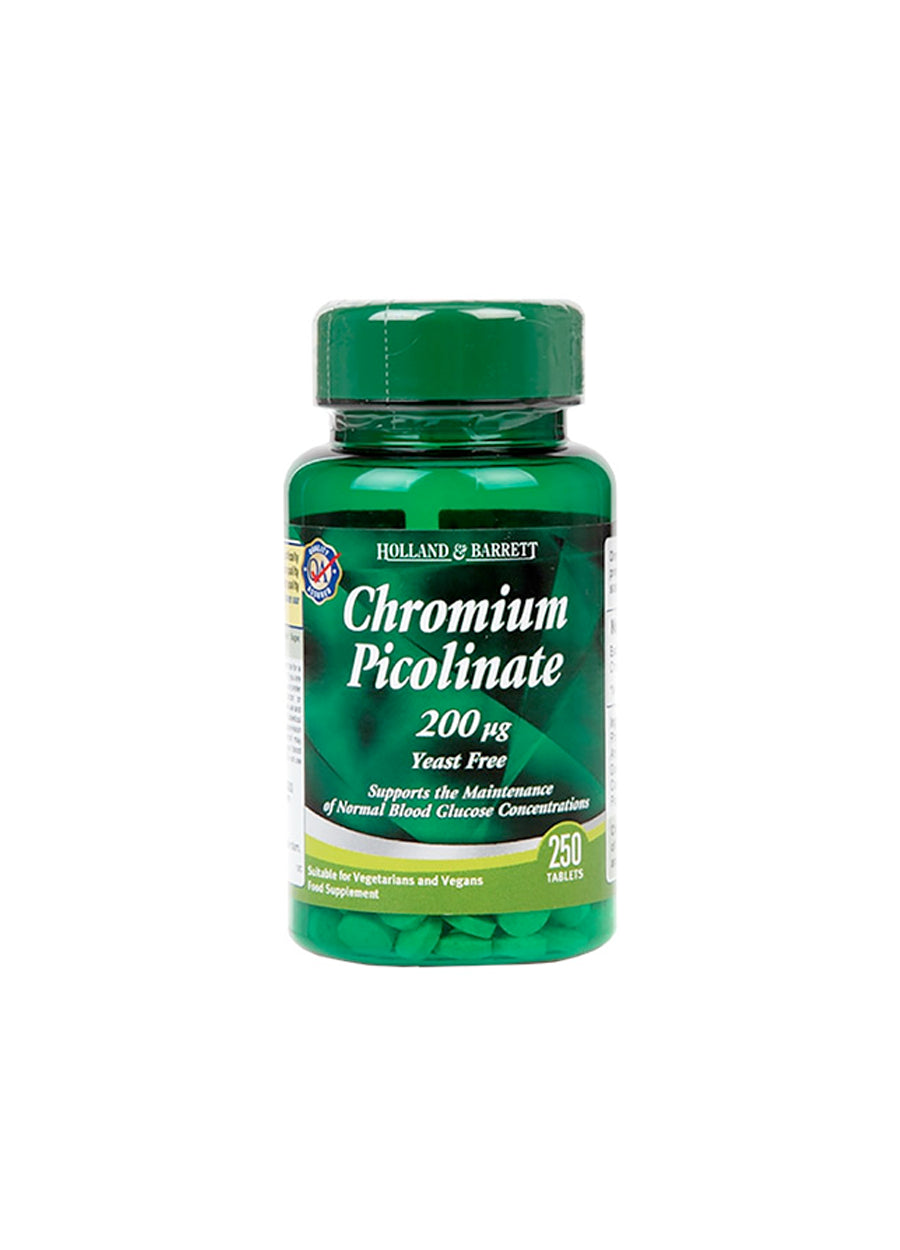 Holland & Barrett Chromium Picolinate 200mcg 250 Tabletter