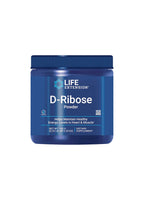 Tillskott i burk med lock: D-Ribose-pulver 150 g