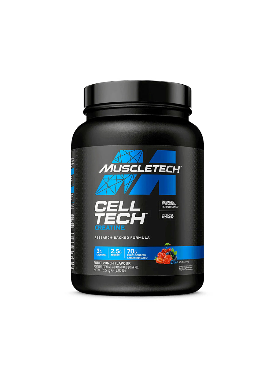 MuscleTech Cell-Tech Creatine 2270g Fruit Punch Framsida