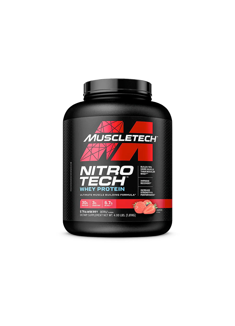 MuscleTech Nitro-Tech 1810g Strawberry Framsida