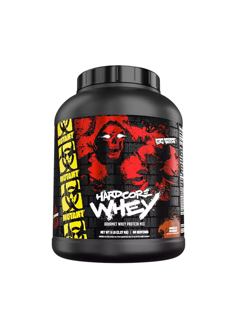 Mutant Hardcore Whey 2,27kg Chocolate Milkshake Framsida
