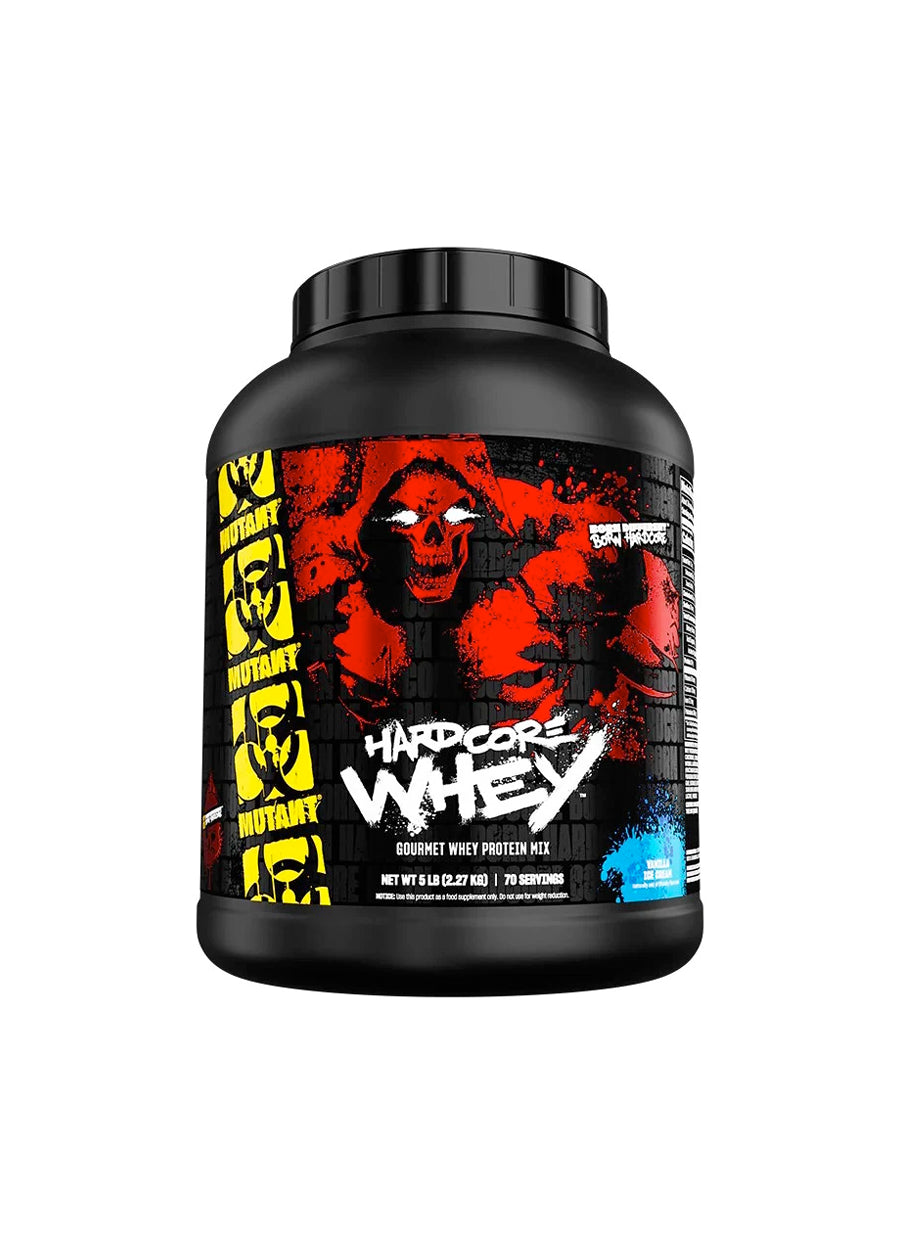 Mutant Hardcore Whey 2,27kg Vanilla Ice Cream Framsida