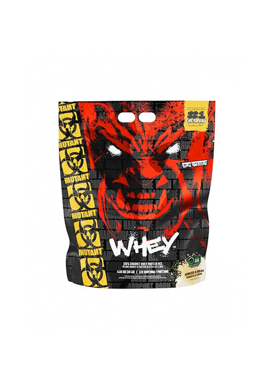 Mutant Whey 4,54kg Cookies & Cream Framsida