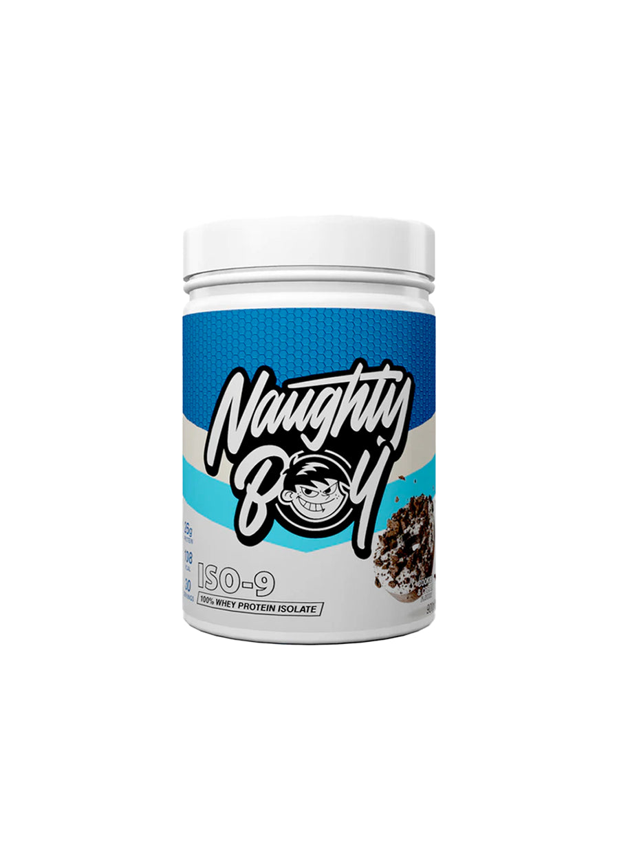 Naughty Boy Iso-9 Vassleisolat 900g Cookies & Cream Framsida