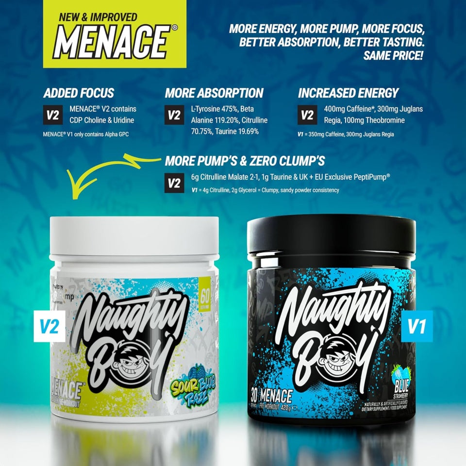 Naughty Boy Menace V2 PWO 420g Nya versionen
