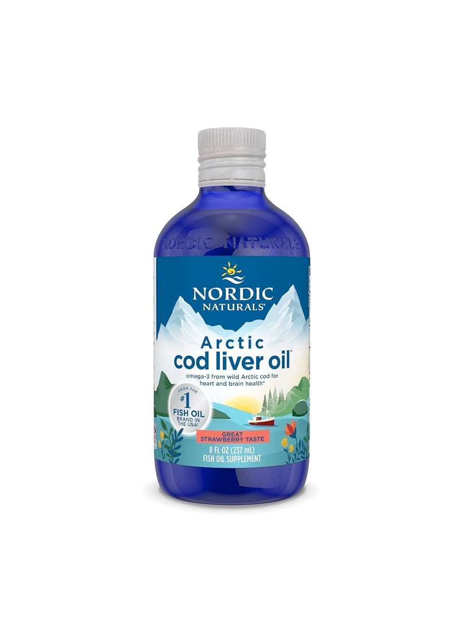 Nordic Naturals Arctic Cod Liver Oil 1060mg Strawberry 237ml