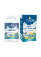 Kapslar med arktisk torskleverolja (Nordic Naturals), citronsmak, 90 st