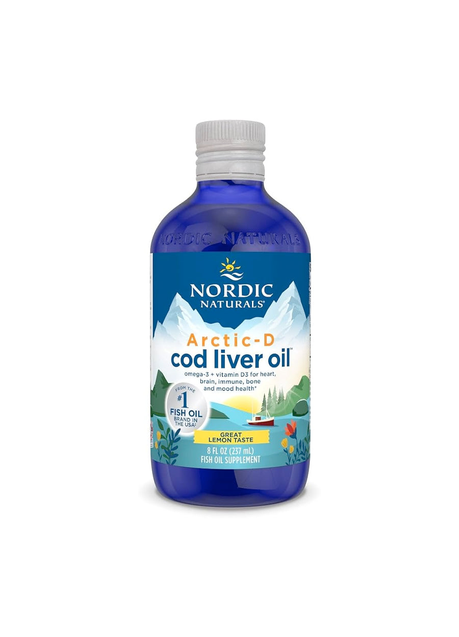 Nordic Naturals Arctic-D Cod Liver Oil Lemon 237ml