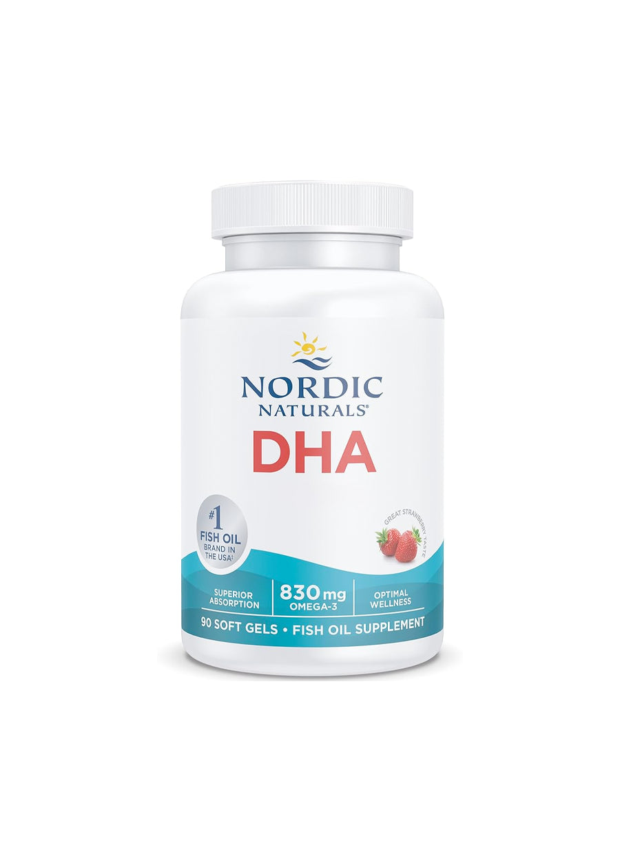 Nordic Naturals DHA 830mg Strawberry 90 Kapslar