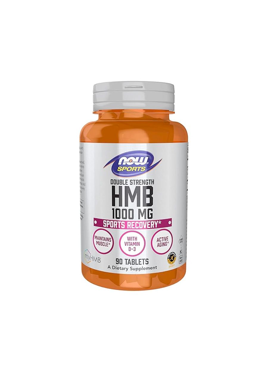 NOW Foods HMB 1000mg 90 Tabletter Framsida