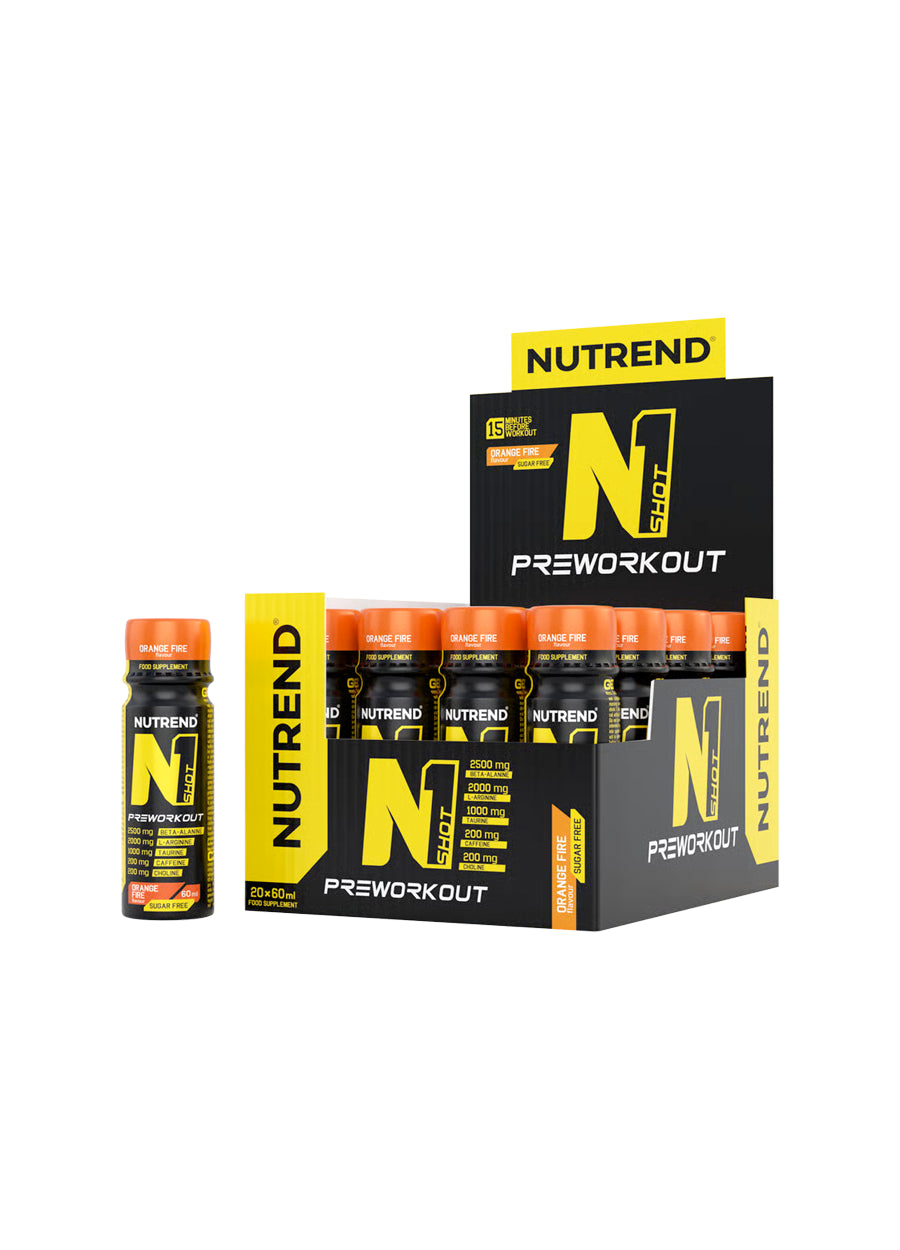 Nutrend N1 Shot 20 x 60ml Orange Fire
