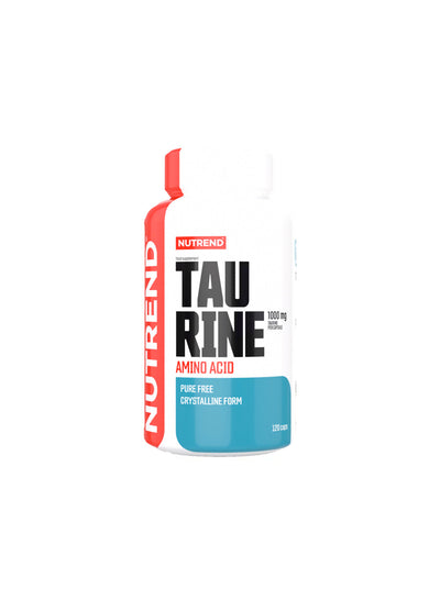 Tillskottflaska med NUTREND TAURINE 1000 mg, 120 kapslar
