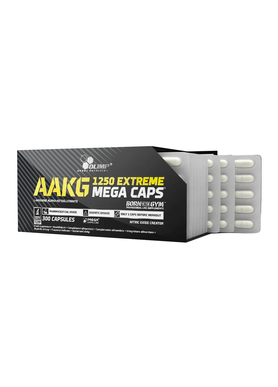 Olimp Nutrition AAKG Extreme Mega Caps 300 Kapslar Framsida