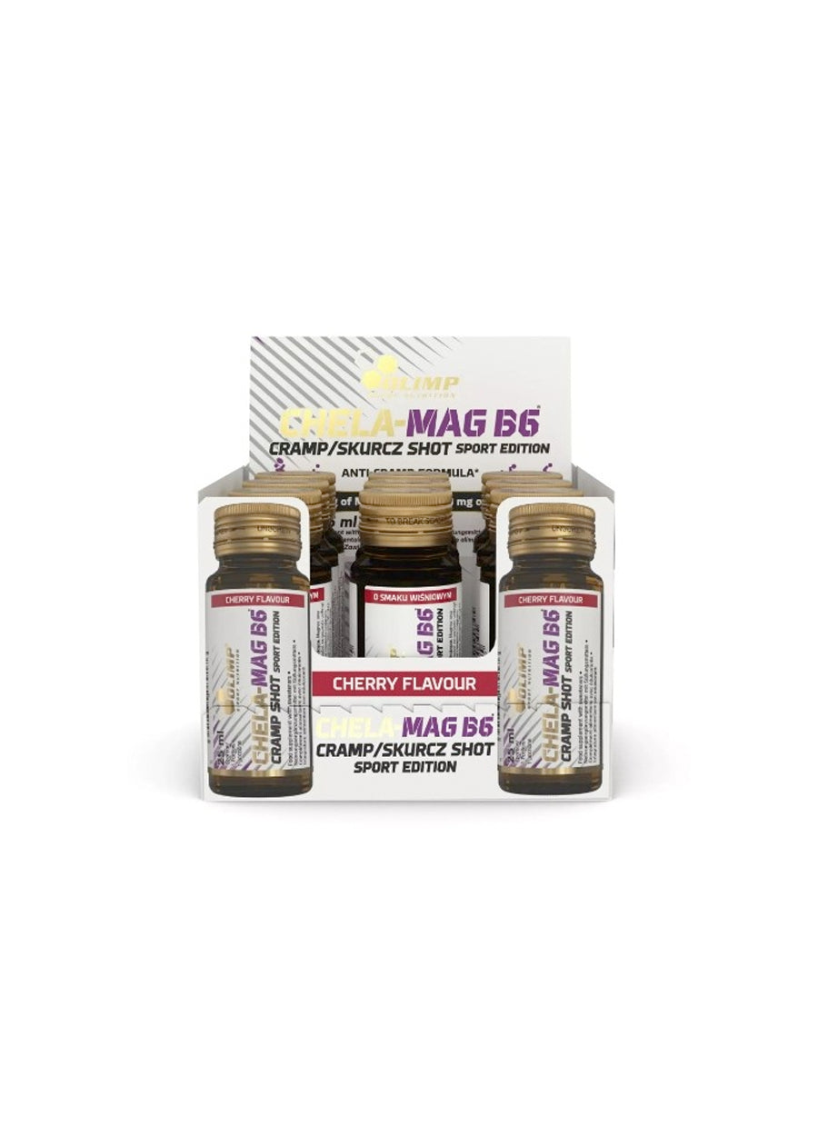 Olimp Nutrition Chela-Mag B6 Cramp Shot 9 x 25ml Cherry