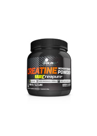 Kreatinmonohydrat Creapure pulverburk från Olimp Nutrition, svart, 500 g
