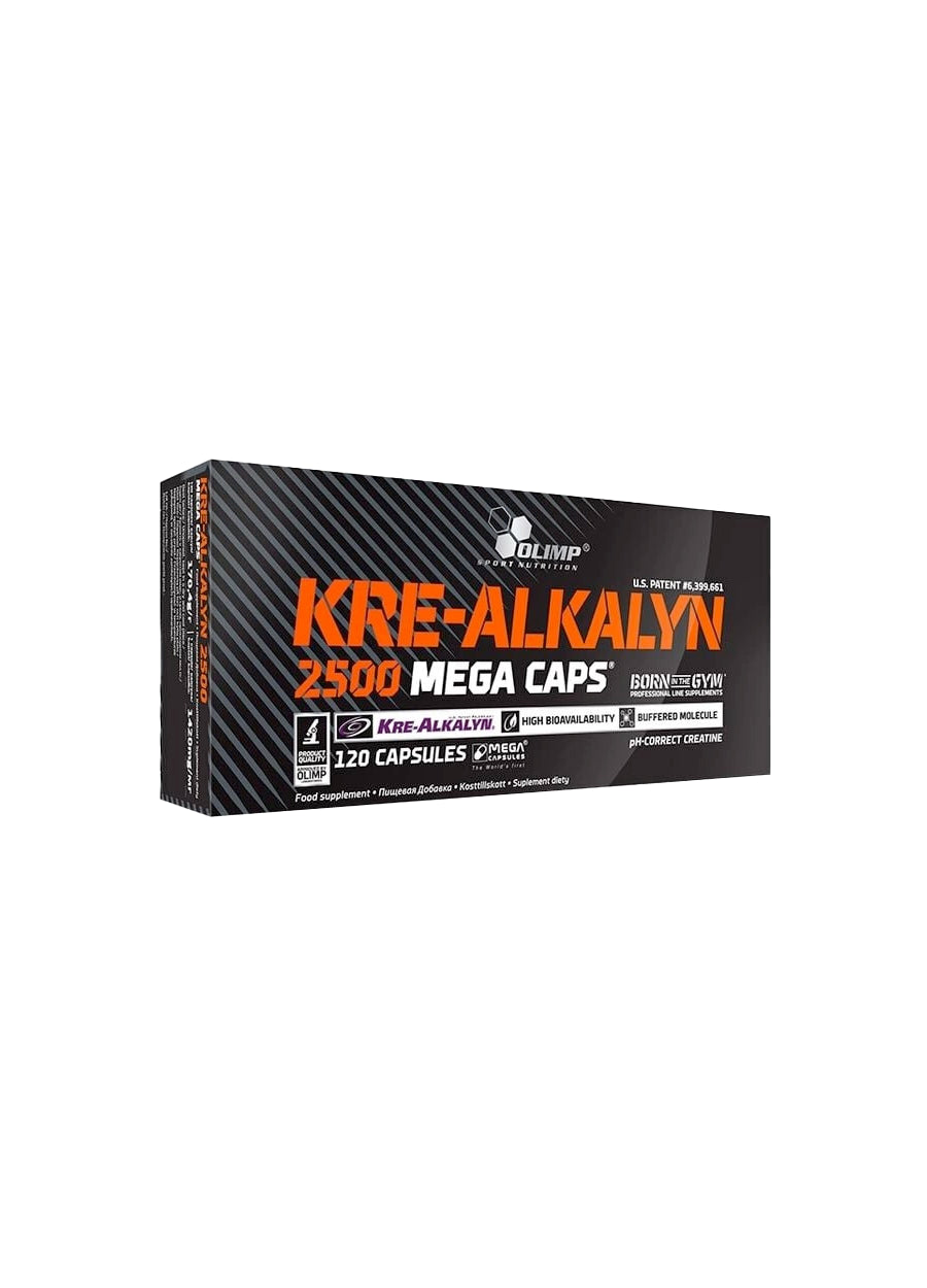 Olimp Nutrition Kre-Alkalyn 2500 Mega Caps 120 Kapslar Framsida