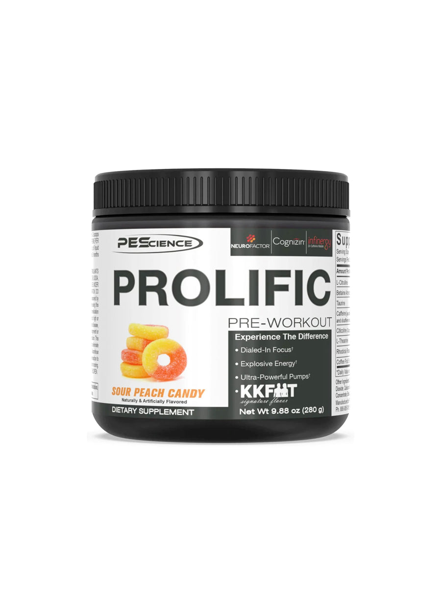 PEScience Prolific 280g Sour Peach Candy