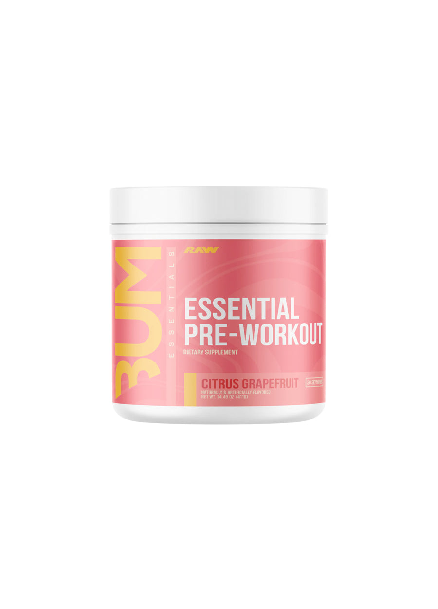 Raw Nutrition CBUM Essential Pre-Workout 408g Citrus Grapefruit Framsida