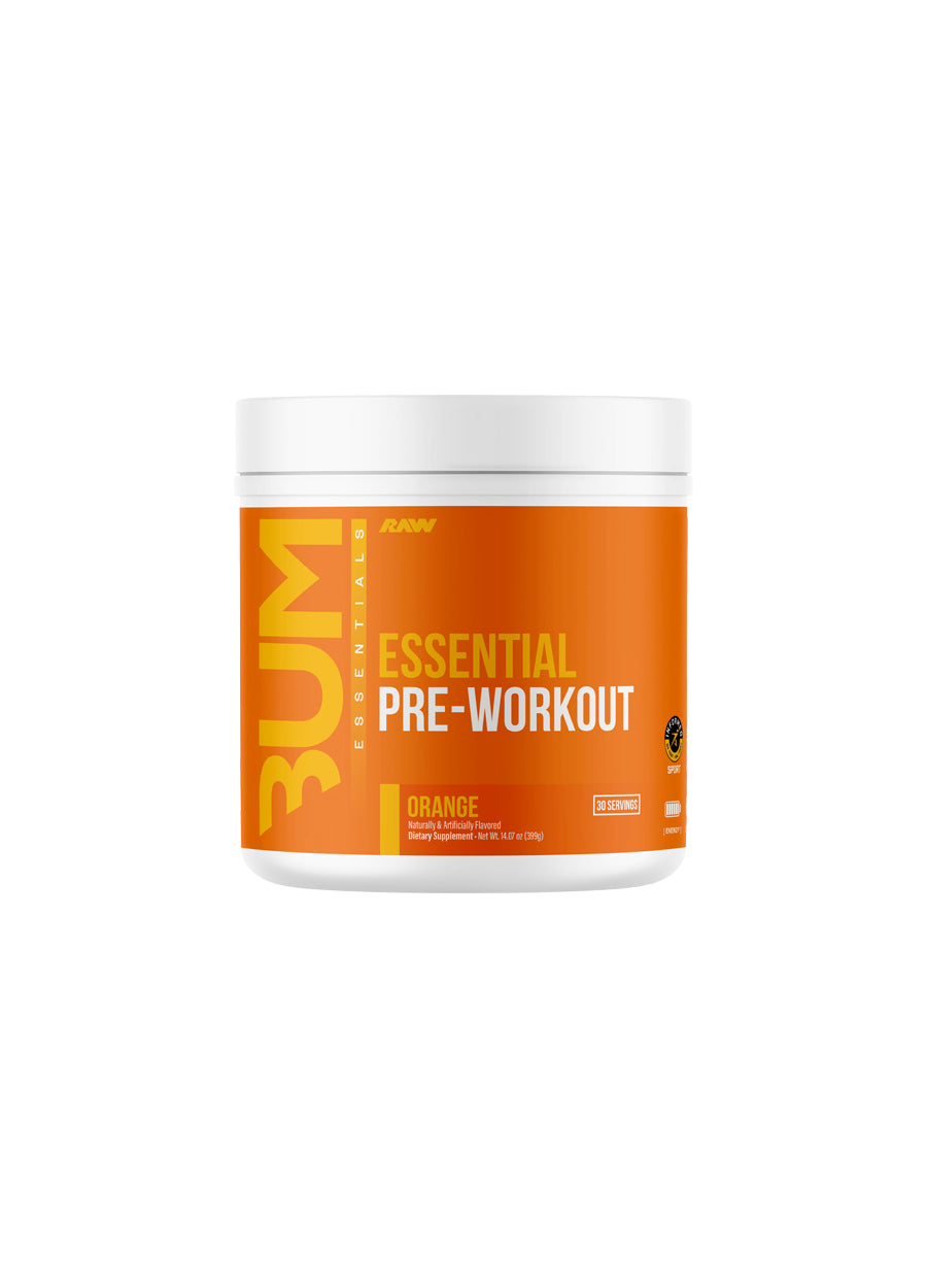Raw Nutrition CBUM Essential Pre-Workout 408g Orange Framsida