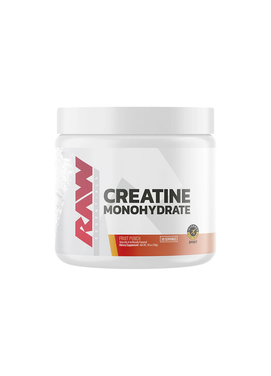 Raw Nutrition Creatine Monohydrate 213g Fruit Punch